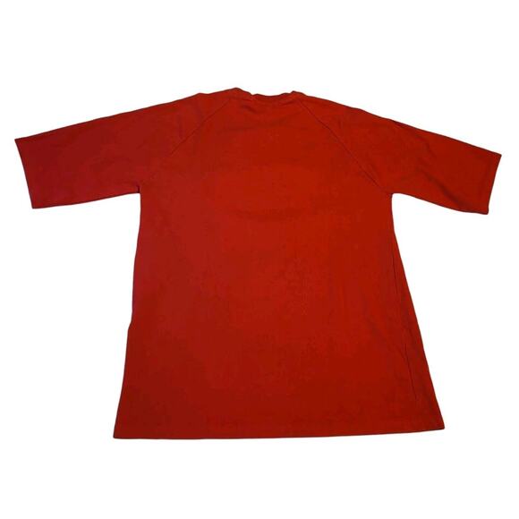 Vintage Avirex Men's T-Shirt Large 18/20 Red Puff Lettering Y2K Graphic Print - Picture 2 of 7